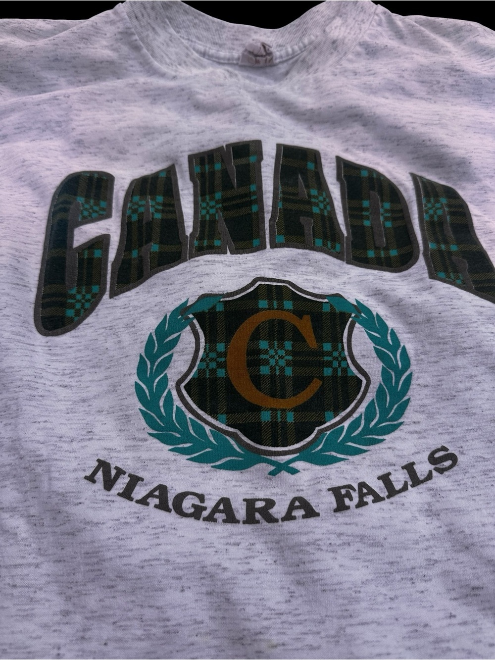 Vintage Niagara Falls Canada USA T Shirt Size Large L White Single Stitch - Picture 2 of 8